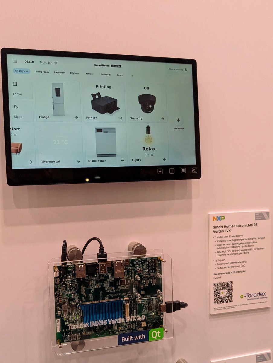 Toradex's tweet photo. Just wrapped up an incredible #Electronica2024! Excited to share how Toradex tech is driving embedded innovation with leaders like @NXP, TI, Qt, Crank, Connect Tech & more. Check out the latest: https://t.co/zqvNjBjETU
#EmbeddedDesign #EmbeddedSolutions #CuttingEdgeTech #IoT https://t.co/ffVFX0AoQo
