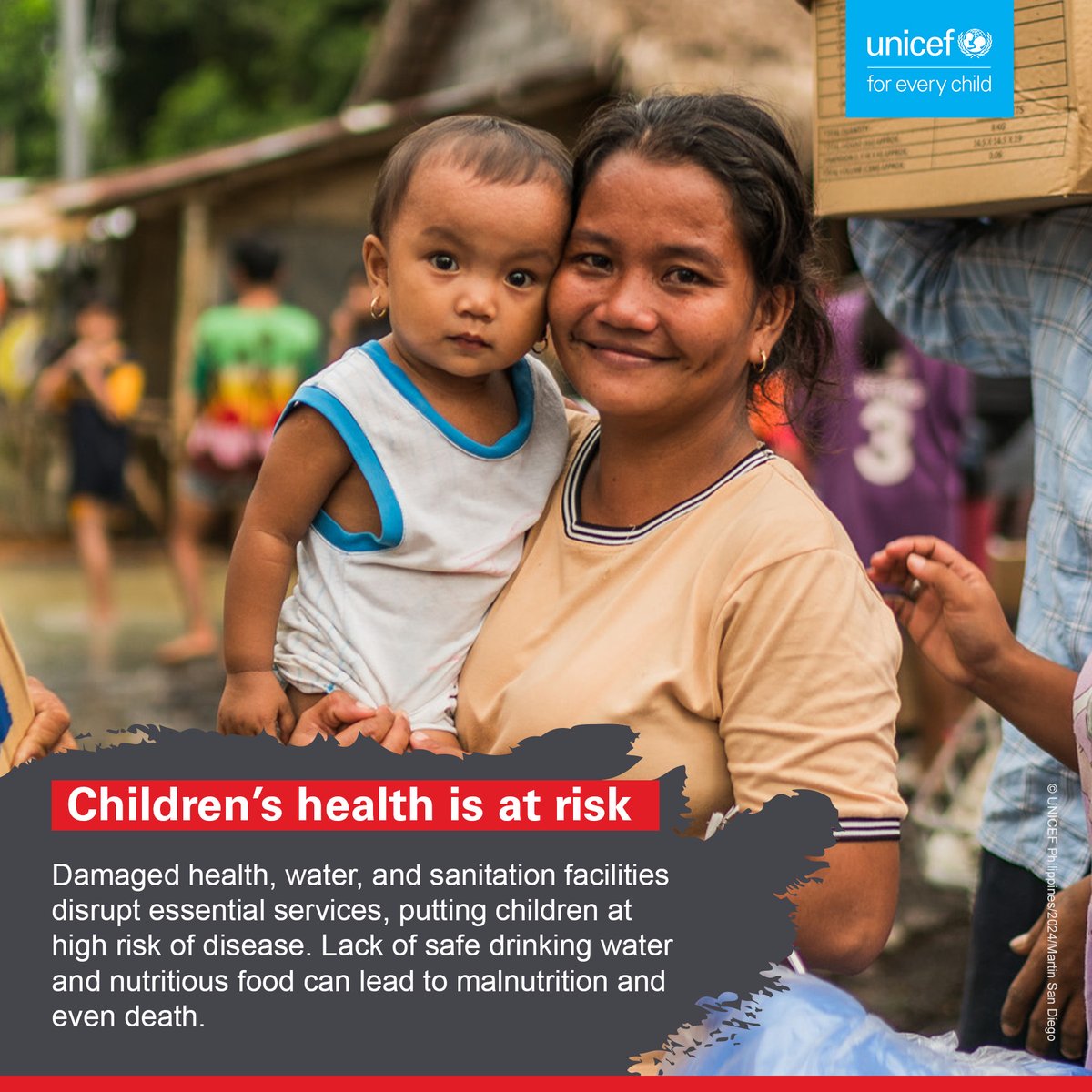 unicefphils's tweet photo. UNICEF is actively monitoring Typhoon #PepitoPH and the situation of families most affected by #KristinePH #LeonPH #MarcePH #NikaPH and #OfelPH which hit the Philippines within a span of days.

Donate now at https://t.co/8C05kGQYNx 

#ForEveryChild https://t.co/eBavKrSPM5