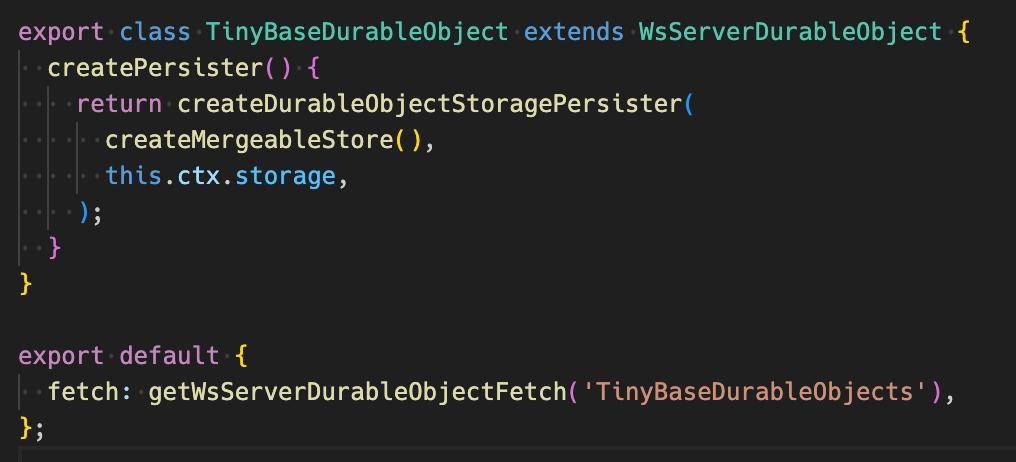 TinyBase tweet media