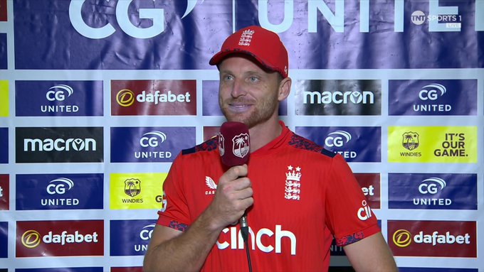 England captain Jos Buttler is delighted with the series win against West Indies 🏴󠁧󠁢󠁥󠁮󠁧󠁿 📹 Credits: Twitter/cricketontnt
