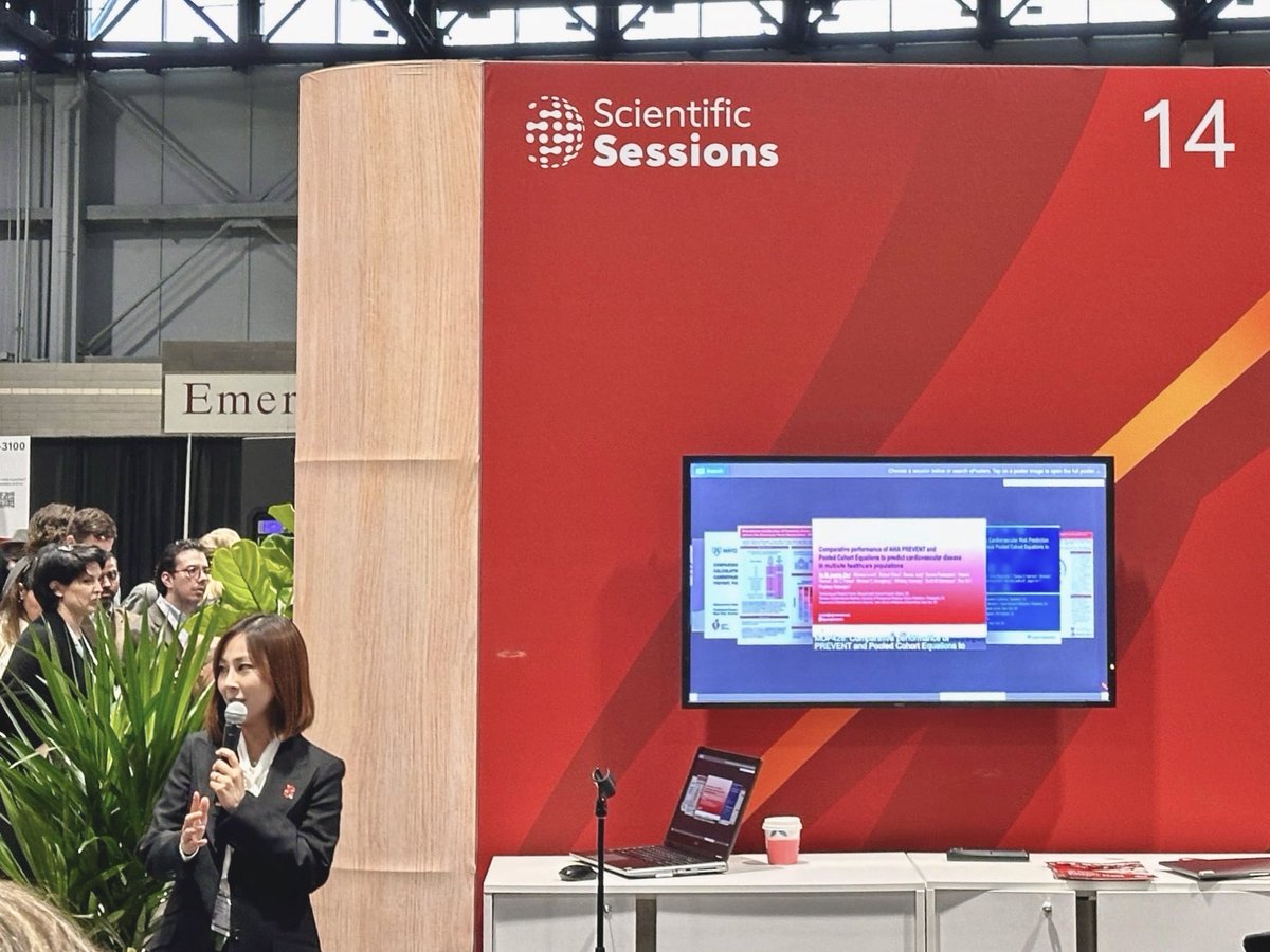 So Mi Jemma Cho (@somijemmacho) on Twitter photo My parents wonder who would show up for my 7am talks on CVD risk prediction or hypertension. But mum, I got a full audience at #AHA24 Forever grateful for guidance and inspirations from <a href="/pnatarajanmd/">Pradeep Natarajan</a> <a href="/mchonig/">Michael Honigberg, MD, MPP</a> <a href="/aklfahed/">Akl Fahed</a> <a href="/mghcvrc/">MGH Cardiovascular Research Center</a> <a href="/MGHHeartHealth/">Mass General Heart</a> <a href="/broadinstitute/">Broad Institute</a> <a href="/CGM_MGH/">CGM at MGH</a> @MGH_RI My parents wonder who would show up for my 7am talks on CVD risk prediction or hypertension. But mum, I got a full audience at #AHA24 Forever grateful for guidance and inspirations from <a href="/pnatarajanmd/">Pradeep Natarajan</a> <a href="/mchonig/">Michael Honigberg, MD, MPP</a> <a href="/aklfahed/">Akl Fahed</a> <a href="/mghcvrc/">MGH Cardiovascular Research Center</a> <a href="/MGHHeartHealth/">Mass General Heart</a> <a href="/broadinstitute/">Broad Institute</a> <a href="/CGM_MGH/">CGM at MGH</a> @MGH_RI
