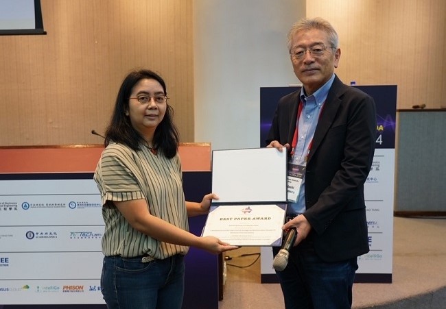 Prof. Sakriani SAKTI et al. of Human-AI Interaction lab received the  Best Paper Award at Oriental COCOSDA 2024.          (2024/10/19)

isw3.naist.jp/IS/PubWG/Event…

#NAIST #奈良先端大