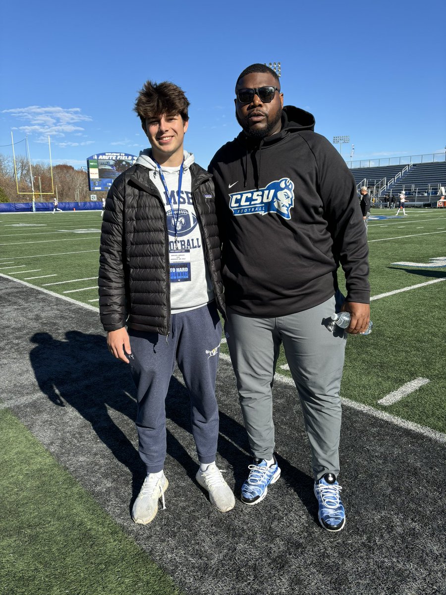 David Larsen (@davidlarsen41) on Twitter photo Great visit to Central Connecticut state <a href="/CCSU/">Central Connecticut State University</a> yesterday. Big thanks to <a href="/CoachDomino_1/">Keith Domino</a> for the invite! #gobluedevils Great visit to Central Connecticut state <a href="/CCSU/">Central Connecticut State University</a> yesterday. Big thanks to <a href="/CoachDomino_1/">Keith Domino</a> for the invite! #gobluedevils