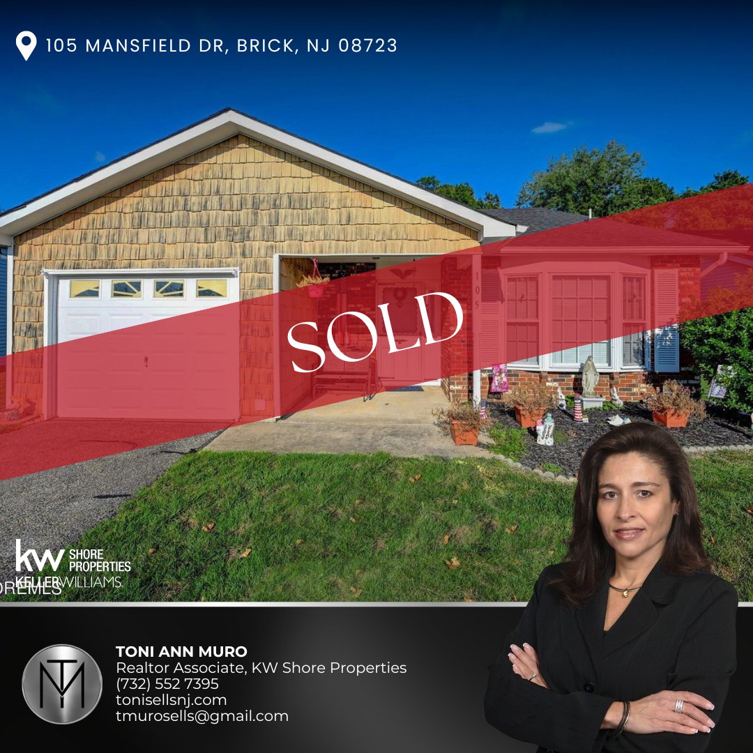 ToniSellsNJ's tweet photo. SOLD! 🎉 This charming home has found its new owners! Wishing them endless joy as they enjoy the peaceful living and fantastic amenities this community offers. Thinking of selling or curious about the market? Let's connect and make your goals a reality! 
#njrealestate #njrealtor https://t.co/DSMZlTbUpz