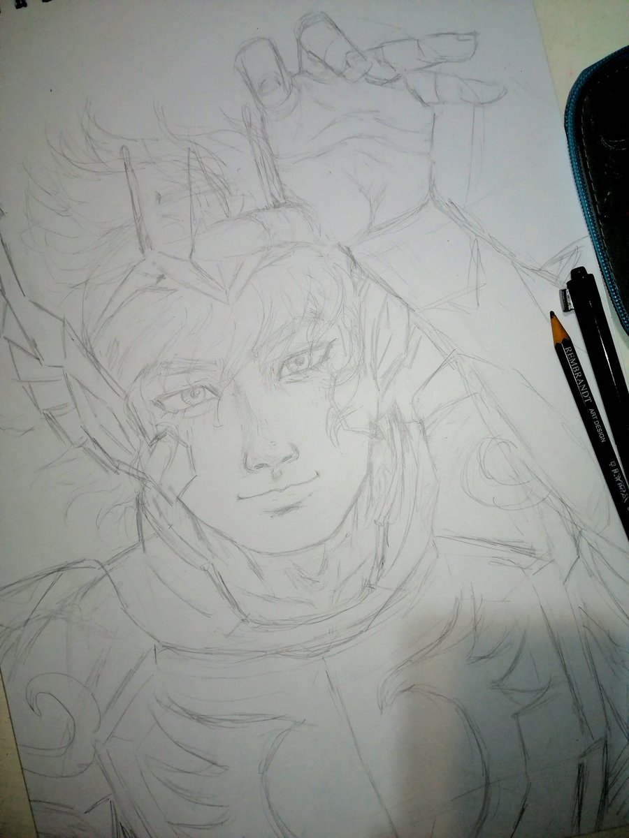 #sketch de #SaintSeiya
❤️🦄🪽