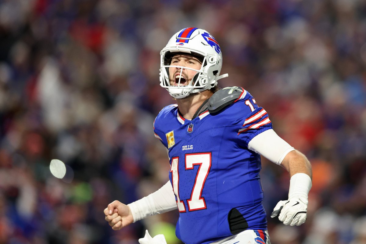 No Sunday scaries for <a href="/JoshAllenQB/">Josh Allen</a> 🔥