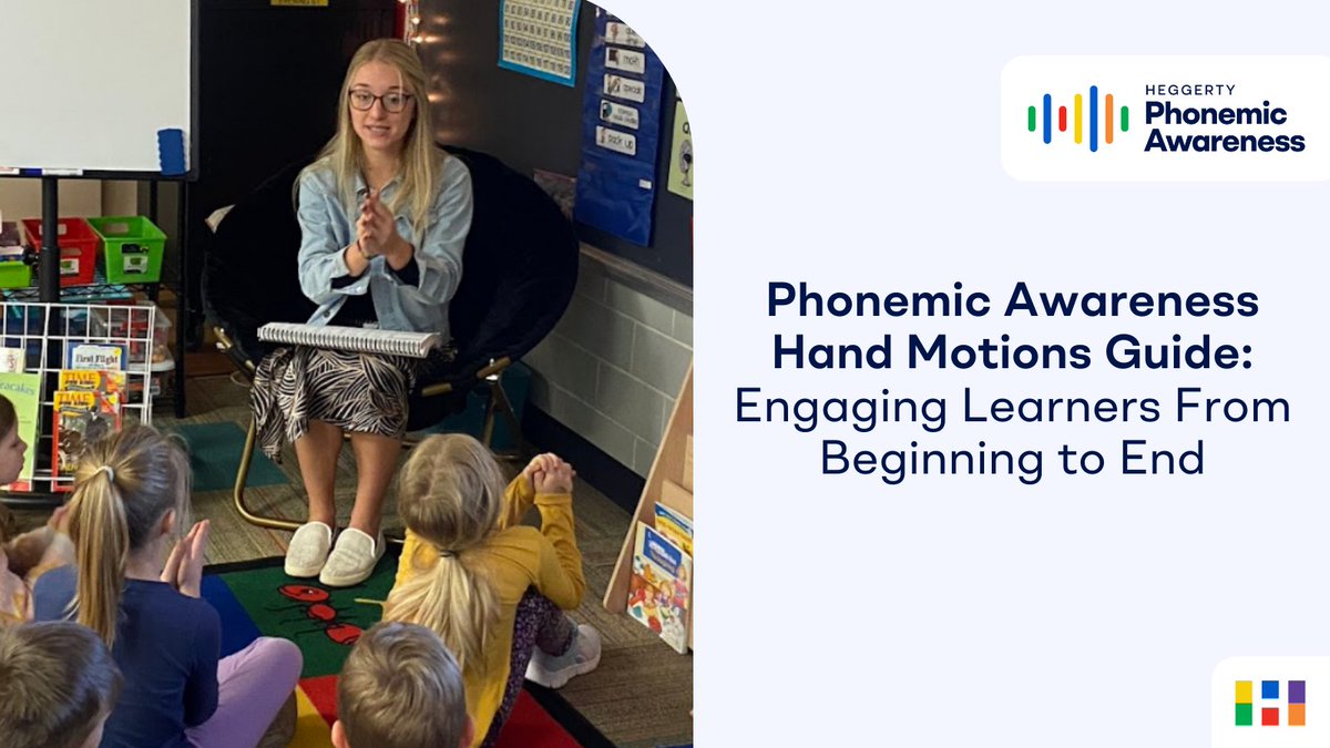 HeggertyLit's tweet photo. ⭐ #Heggertytime offers students the opportunity to practice phonemic awareness skills by integrating the use of hand motions to make learning fun, engaging, and effective.
🔗 Here's the link for our F R E E hand motion guide: https://t.co/5bVEiiq2Mo https://t.co/2TtyXCtnJU
