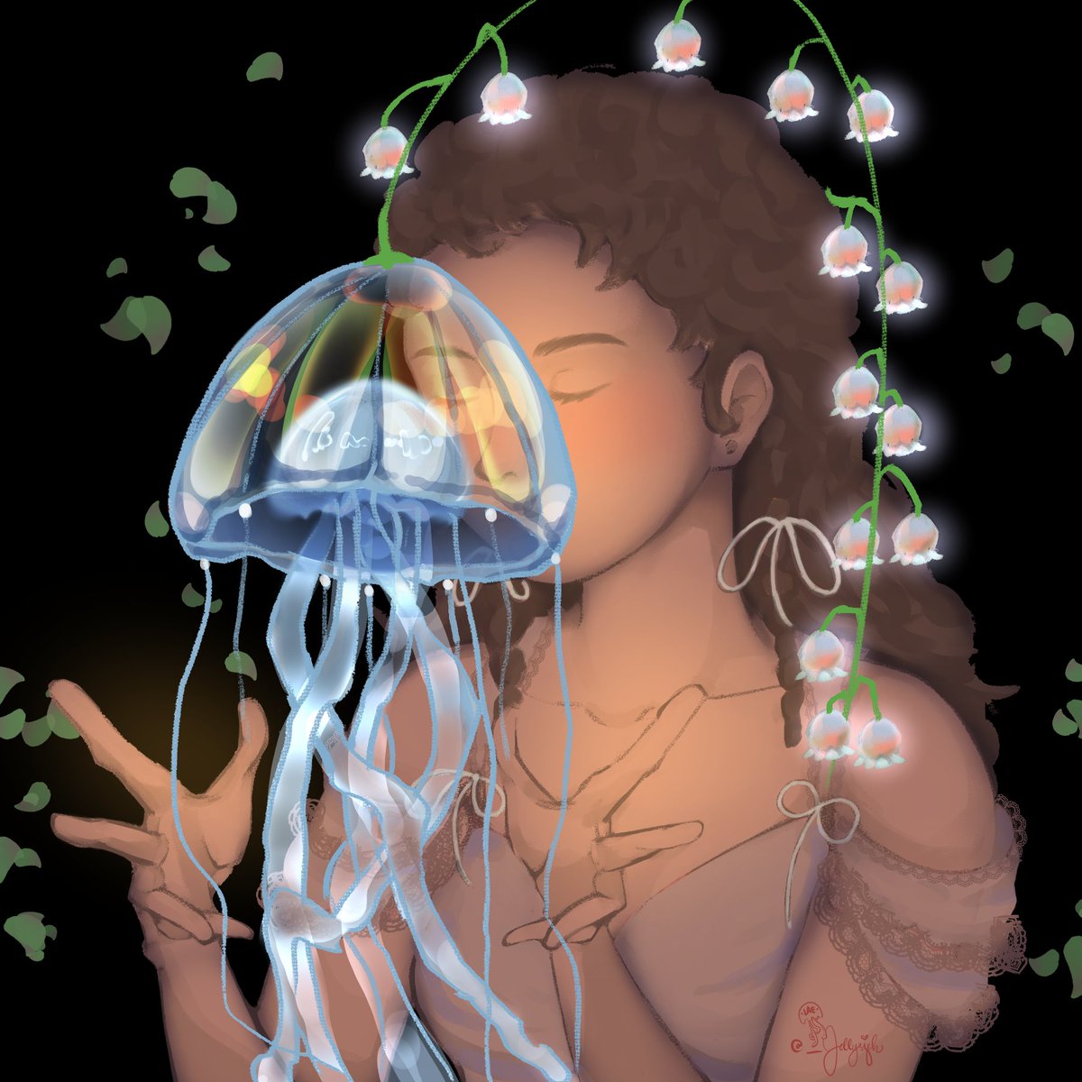 aenliuo's tweet photo. 🌸🪼

— to more pretty artworks again soon ☘️ https://t.co/LuaCfOOEKs