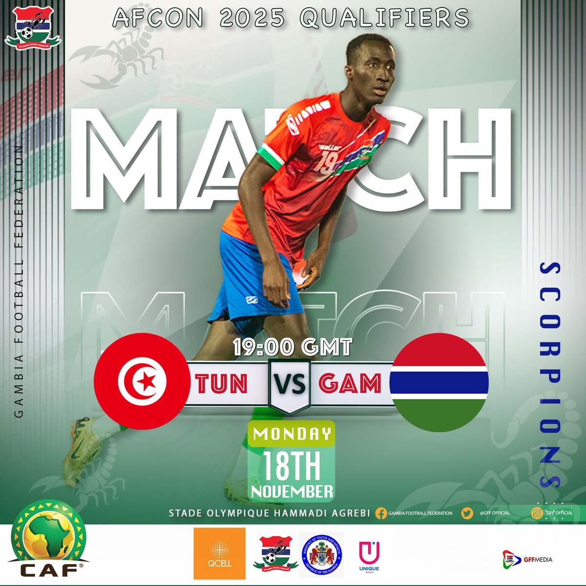 It’s the final match day in the TogalEnergies Morocco 2025 AFCON qualifiers as the Gambia wraps up its campaign with an away visit to Tunisia today