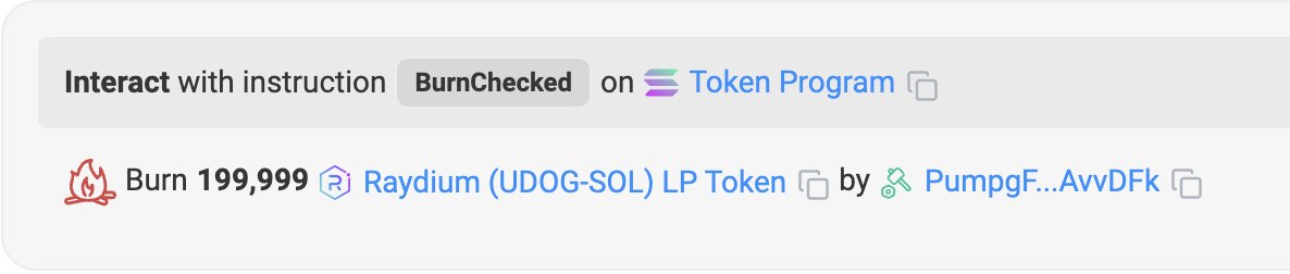 LP tokens successfully burned.

TX - solscan.io/tx/DAZcWEUkpJV…