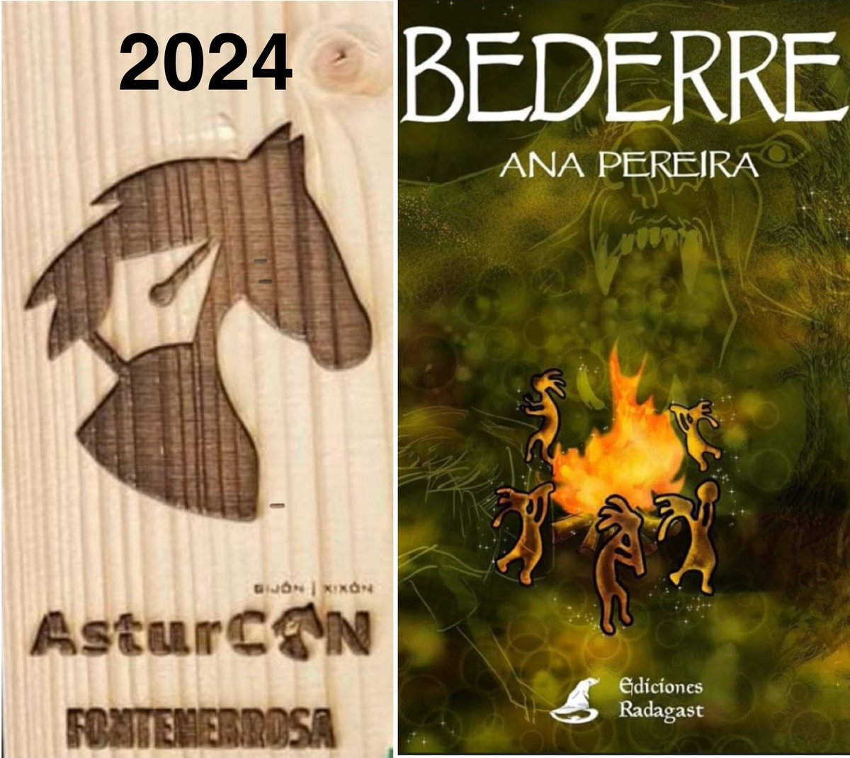 El Premio Fontenebrosa 2024 recayó este año sobre la escritora llangreana Ana Pereira, por su obra en asturiano Bederre. Una revisión de la mitología asturiana que bebe del American Gods de Neil Gaiman. Eso sí, con grandes dosis de retranca asturiana.