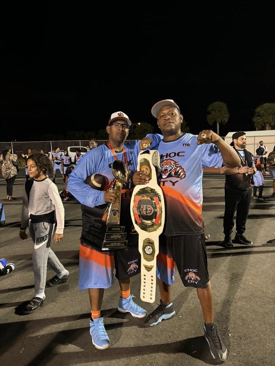 They said we wouldn’t succeed at Cocoa Youth but check the resume!!!  2022 (12U), 2023 (14U), 2024 (12U, with a whole new team) …Back to Back to Back ACYAA Super Bowl Championship Coaches. We ain’t new to this…yall know the rest!!!  #itsintheblood #LordOfTheRings