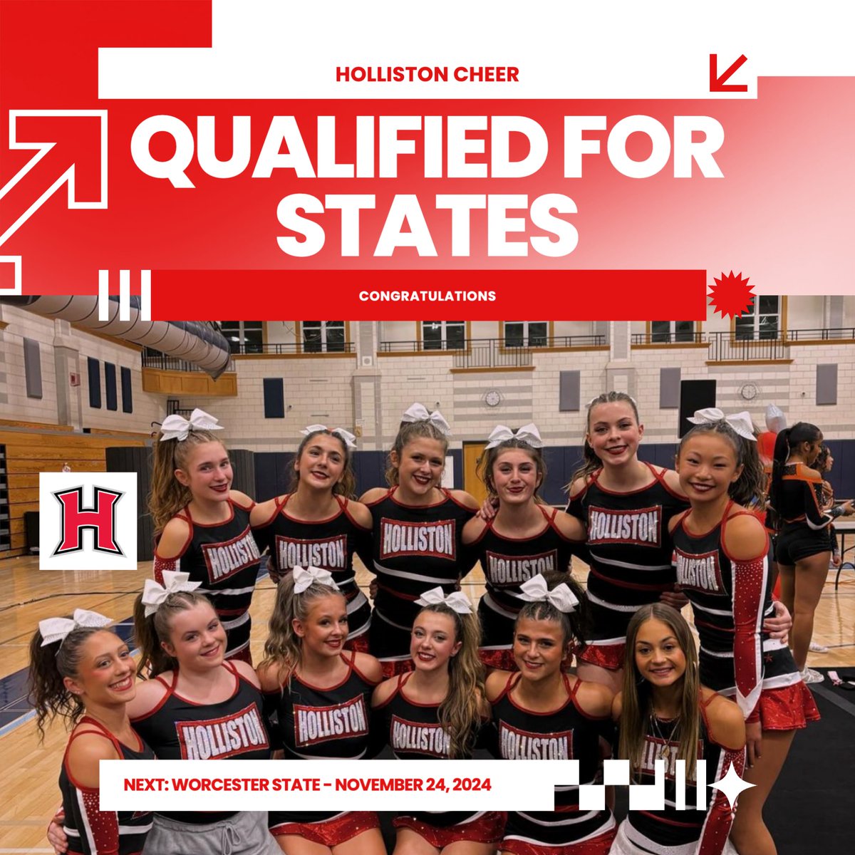 Congratulations to our Panther Cheerleaders on qualifying for states after a fantastic performance in Franklin today! States will be held at Worcester State on Sunday, November 24th. #GoPanthers
For more information visit: msaa.net/activities/msa…