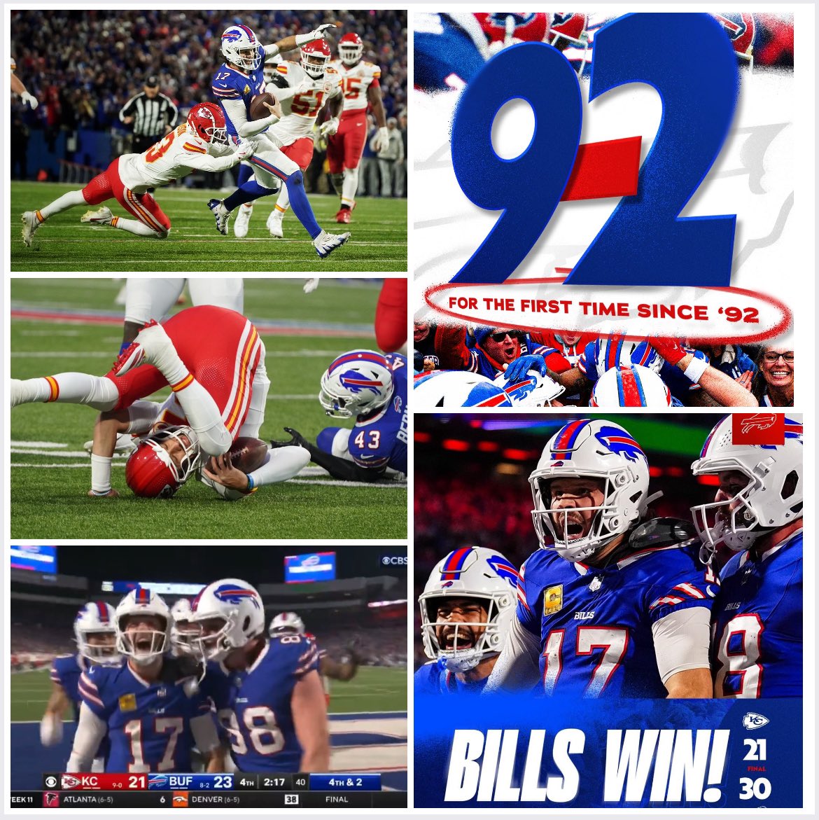 keithfarner's tweet image. What a win for those Bills! Incredible 26-yard touchdown run on 4th and 2 by Josh Allen. Fully expect a rematch in January.