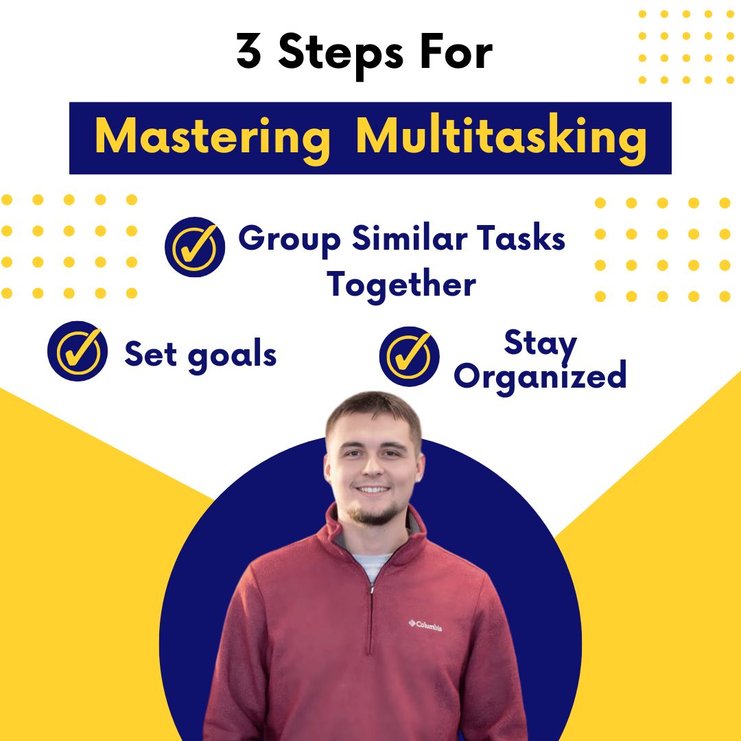 WyattLeonard0's tweet photo. Mastering multitasking made easy! 💪✨ Here are simple steps to juggle multiple tasks without feeling overwhelmed: prioritize, focus, and take breaks. Remember, it’s about balance and making steady progress on each task. Let’s tackle it one step at a time! #MultitaskingTips https://t.co/Jdgy9eJAe6