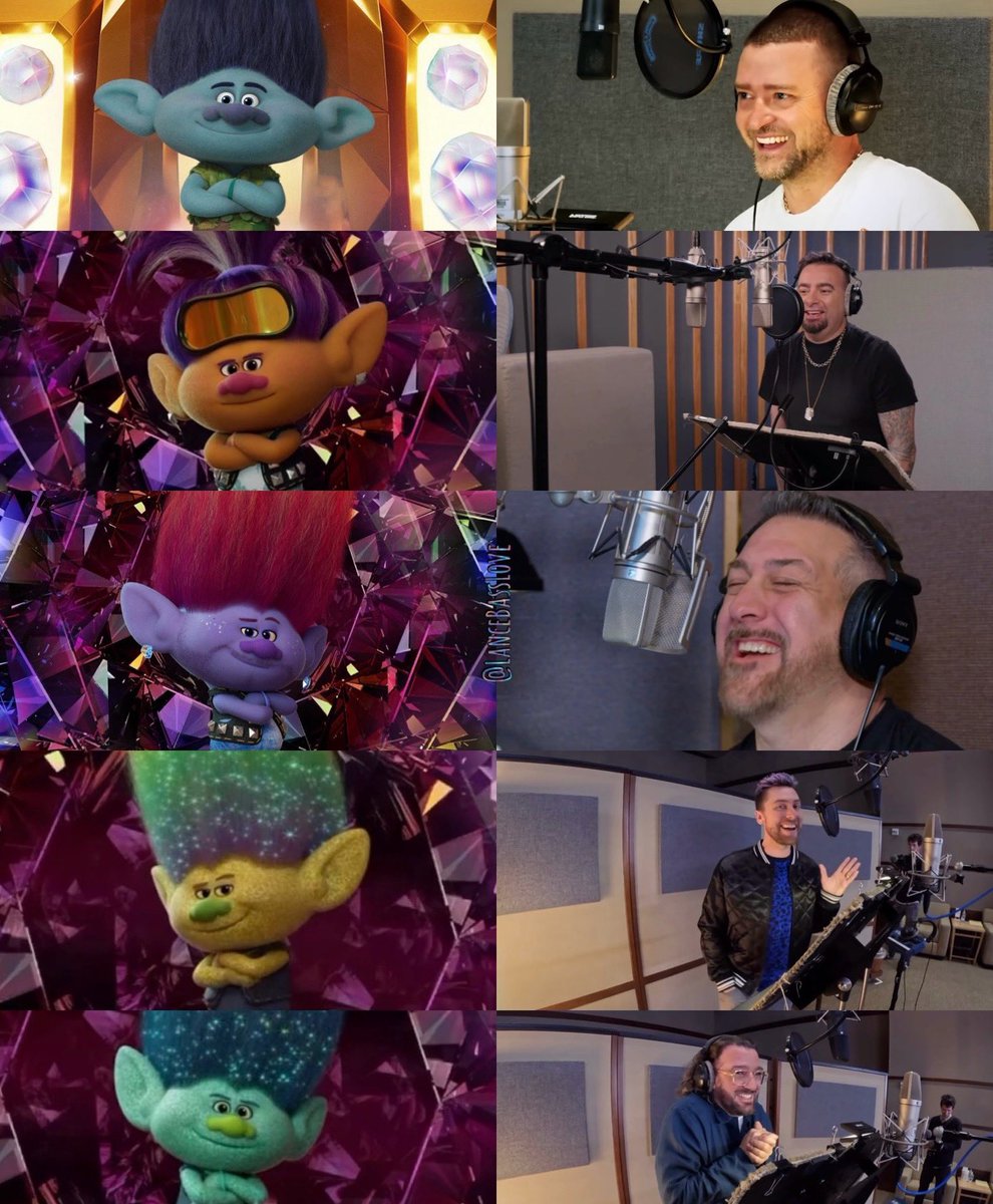 A year ago today, Trolls Band Together premiered in theaters where the audience was introduced to *NSYNC as Trolls. ✨ 

It was revealed that Branch had been in  a band with Trickee, Ablaze, Boom, and Hype, known as Kismet. 🥰