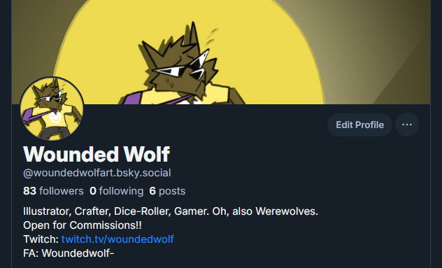 ADWoundedWolf's tweet photo. Hey, Y'all.

As more and more of us move on from twitter, X, w/e, I wanted to let you know where I stand. I don't know if I'm making a separate After Dark account again or what yet, but if you wanna look for news on it, watch for it here: https://t.co/ebM4r2RpAk