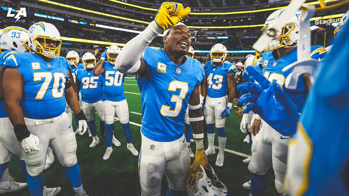 chargers's tweet photo. showtime 🍿 https://t.co/DUdryfR1VA
