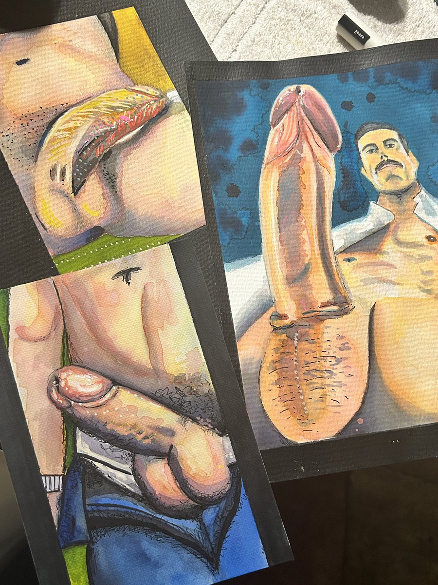 gabrielitoo4's tweet photo. #porn #gay #xxx #queerart #pollon #dick acuarelas https://t.co/XNvHrApjX4