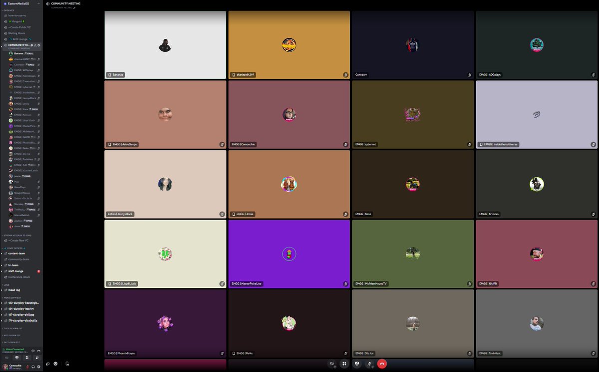 I'm running out of more and more space for screenshots every Community Meeting...

COME VIBE 🌌

<a href="/EasternMediaGG/">EMGG</a> 
discord.gg/easternmediagg