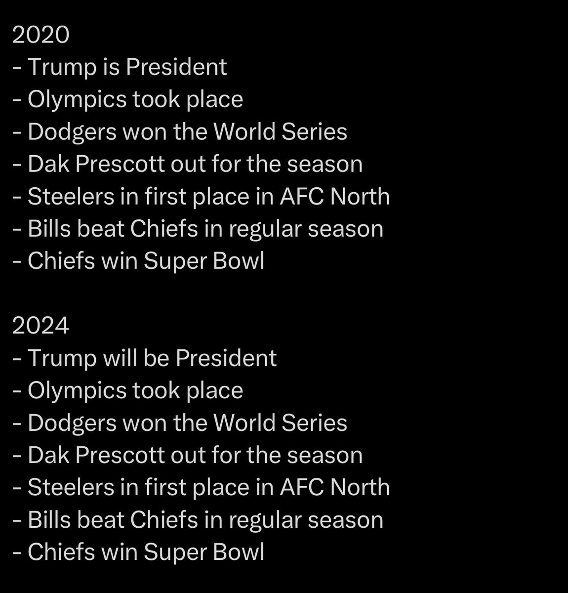 THIS IS CRAZY. WE ARE LIVING IN A REPEAT SIMULATION.

🤯