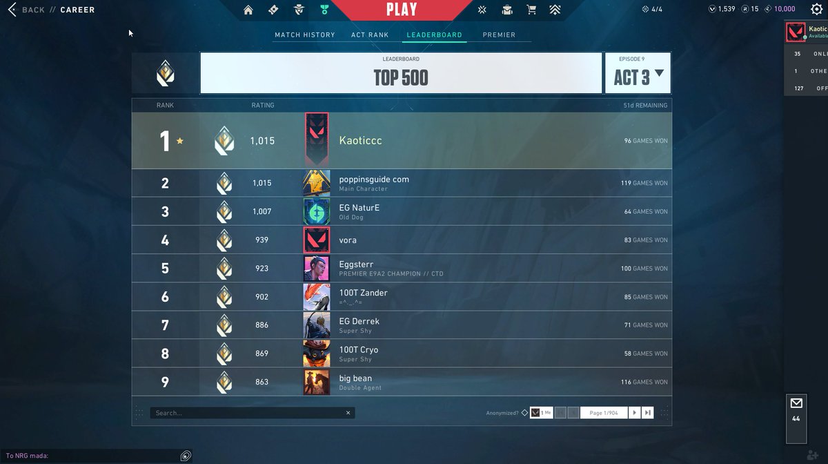 rank 1 w/ <a href="/madafps/">NRG mada</a>