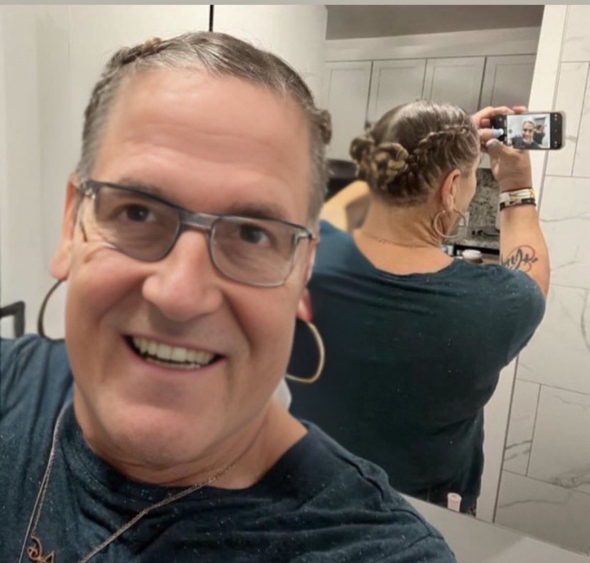 w_terrence's tweet photo. Mark Cuban is now Markesha Cuban https://t.co/87VOTJHBHI