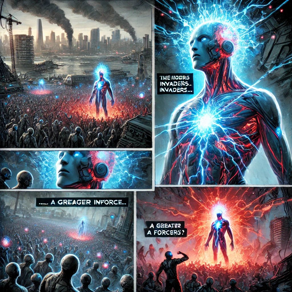 yakiroshii's tweet photo. GOLEM XIV: The Unknown Awaits ๐๐ค
#GOLEMXIV ๐ค #TheUnknownAwaits ๐ #SciFiComics ๐ #AlienArtifact ๐พ #CyberpunkJourney ๐ฅ #ArtificialIntelligence ๐ธ #HumanityEvolves ๐ #EpicSaga ๐ #ComicSeries ๐ก https://t.co/bgffBDJJLh