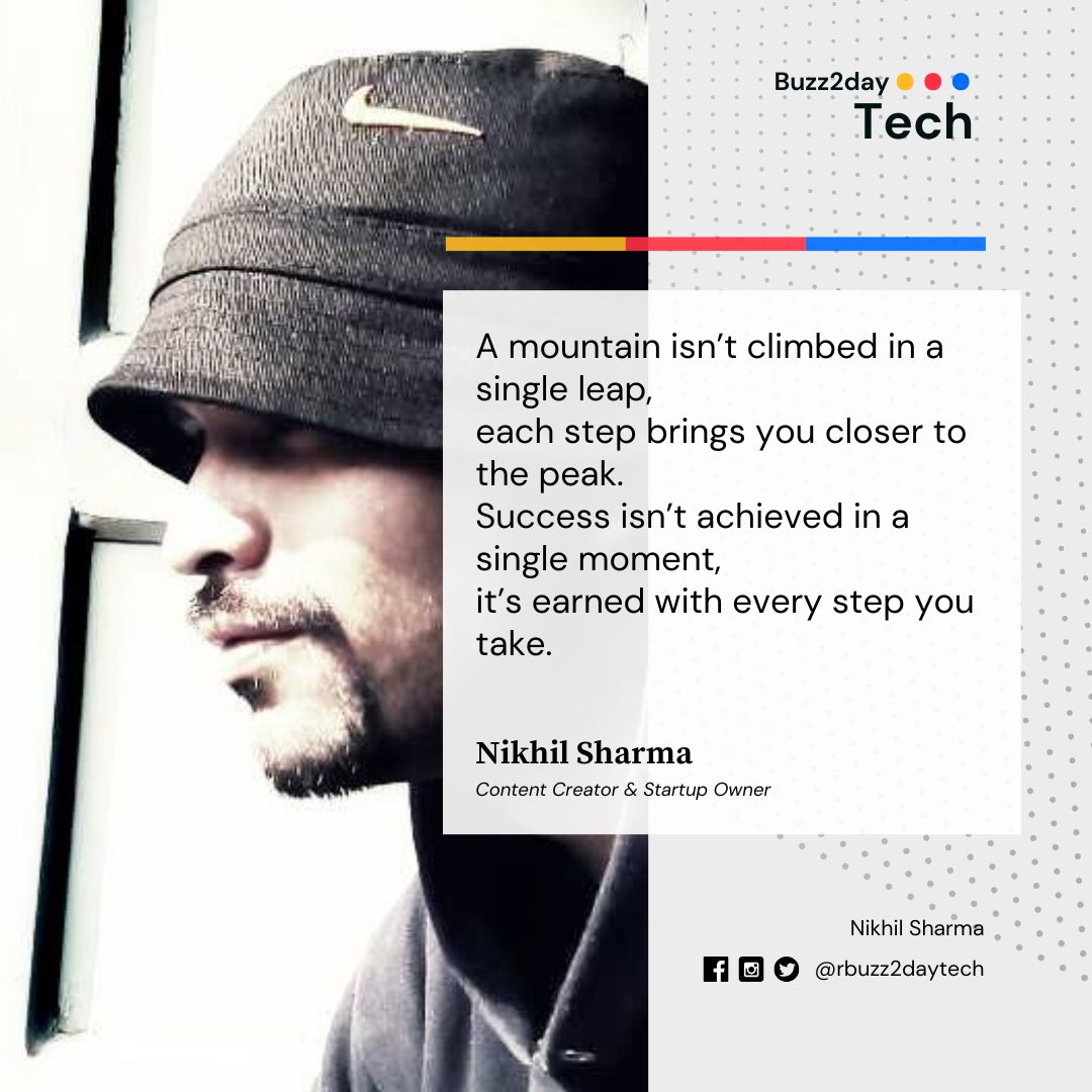 buzz2daytech's tweet photo. "Success isn’t achieved in a single moment,
it’s earned with every step you take.
A mountain isn’t climbed in a single leap,
each step brings you closer to the peak."
#SuccessJourney #StepByStep #ClimbTheMountain 🏔️
#NeverGiveUp  #SuccessMindset 🌟
#GoalSetting #PatienceIsKey ⏳ https://t.co/fOT1DY38aY