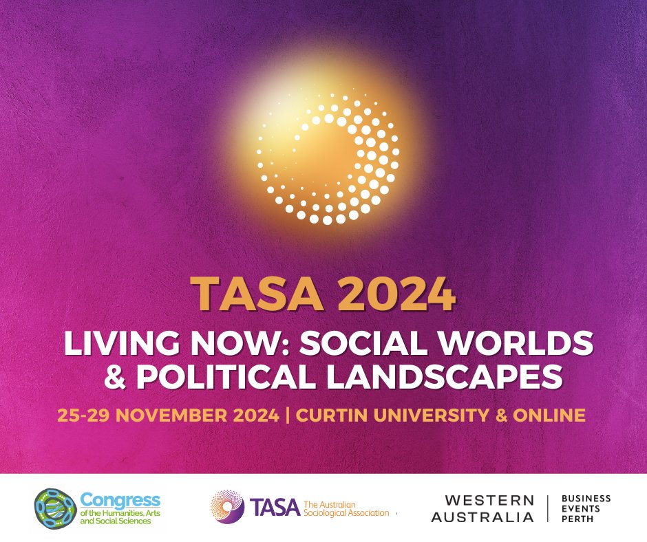 AustSoc's tweet photo. Calling all postgrads! Dive into workshops and networking at our Postgraduate Day on Nov 26. ππ€ #PostgradDay #TASA2024 #FutureSociologists https://t.co/xnle8w4jls
