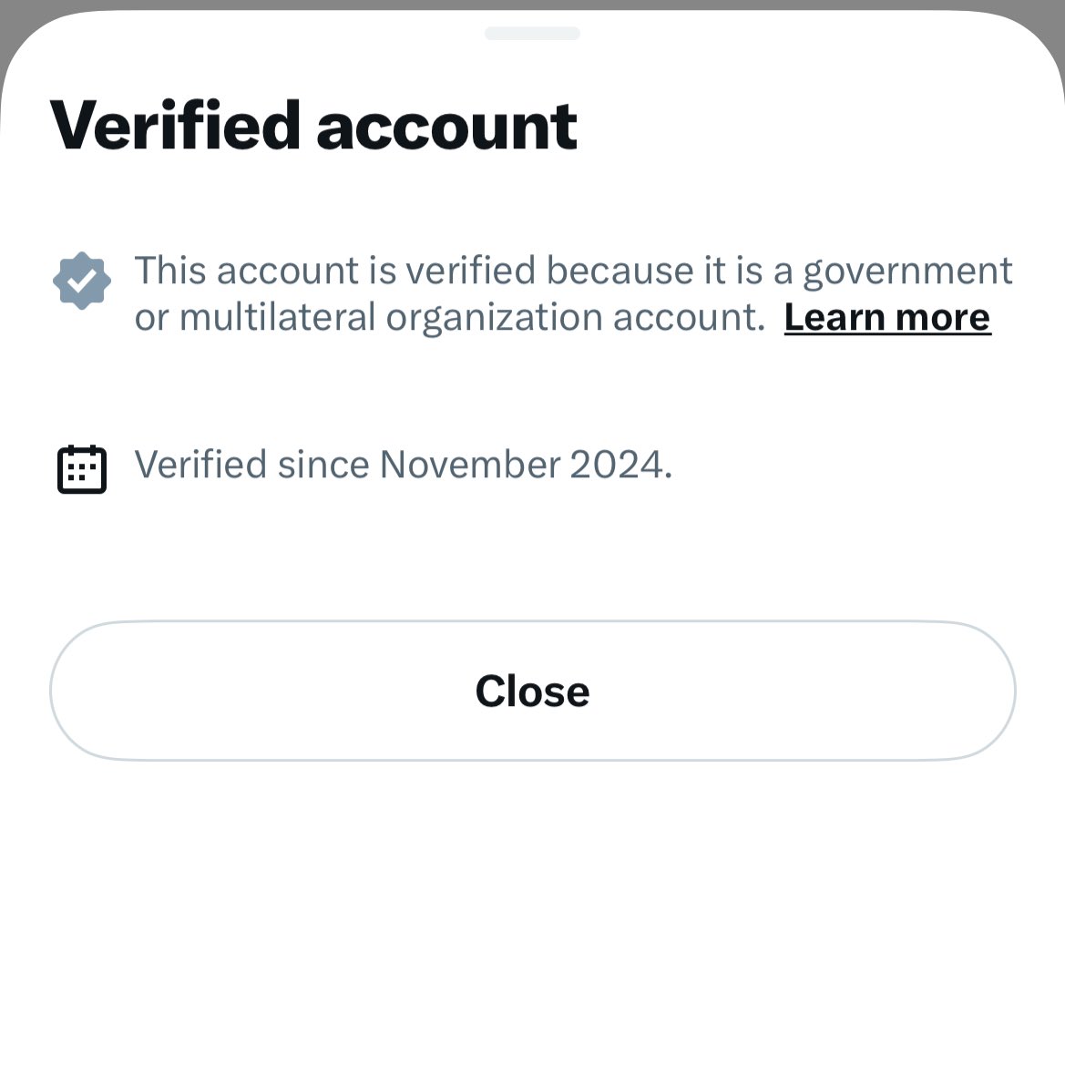 mattmfm's tweet image. This is just ridiculous: the ‘DOGE’ account has a gray verified checkmark denoting it as an ‘official government account’ even though there is currently no such government entity. 

Emblematic of how much this platform has turned into state-run media for Trump.