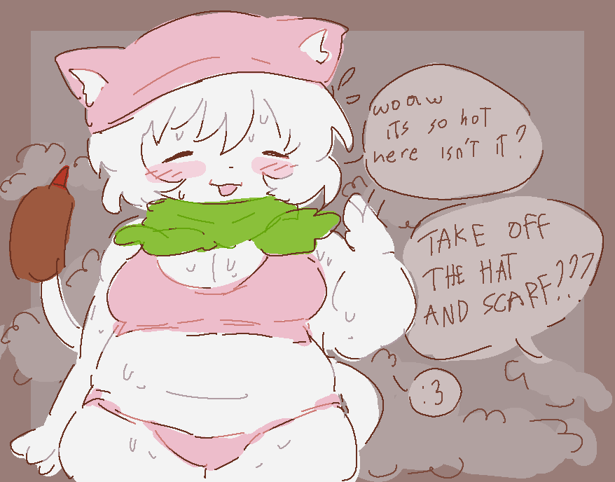 hes not taking them off