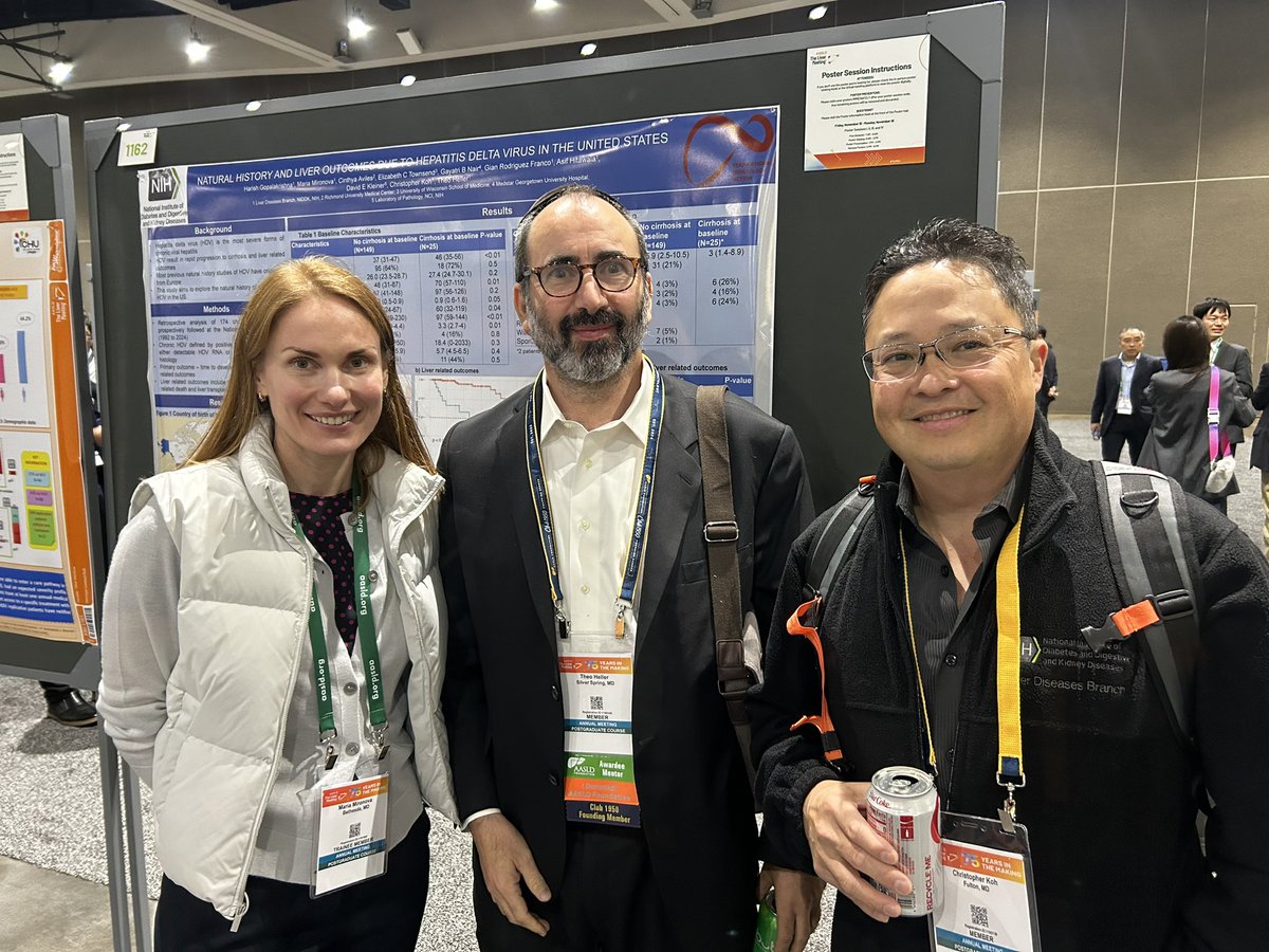 Great job NIH Liver Disease Branch Hepatology fellows on their abstract presentations! <a href="/NIDDKgov/">NIDDK</a> <a href="/Mironova_MD/">Maria Mironova, MD, MHSc</a> @HarishGMD <a href="/NASH_and_coffee/">Yaron Rotman</a> #TLM2024 <a href="/AASLDtweets/">AASLD</a>