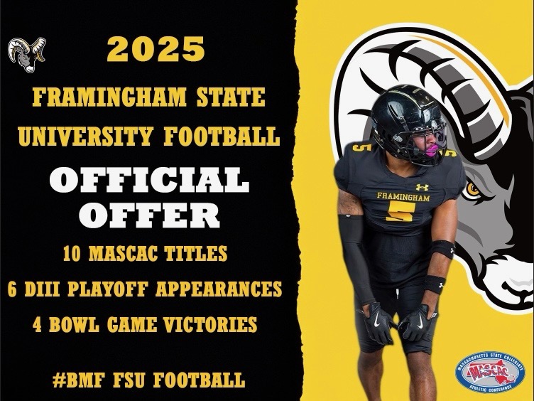 Tyler Holland (@tylerholland25) on Twitter photo I'm so blessed to have received my first official offer <a href="/fsuramsfootball/">Framingham State University Football</a>. Thank you Coach <a href="/CullyCurran/">Cully Curran</a> for the opportunity!
<a href="/SHS_RedStormFB/">Scarborough Red Storm Football</a> <a href="/coachd_tgk/">Coach D</a> <a href="/TGK_Athletics/">TGK Athletics</a> <a href="/TGK_Grind/">TGK Athletics Recruiting</a> I'm so blessed to have received my first official offer <a href="/fsuramsfootball/">Framingham State University Football</a>. Thank you Coach <a href="/CullyCurran/">Cully Curran</a> for the opportunity!
<a href="/SHS_RedStormFB/">Scarborough Red Storm Football</a> <a href="/coachd_tgk/">Coach D</a> <a href="/TGK_Athletics/">TGK Athletics</a> <a href="/TGK_Grind/">TGK Athletics Recruiting</a>