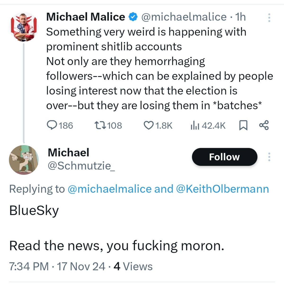 Michael Malice tweet media