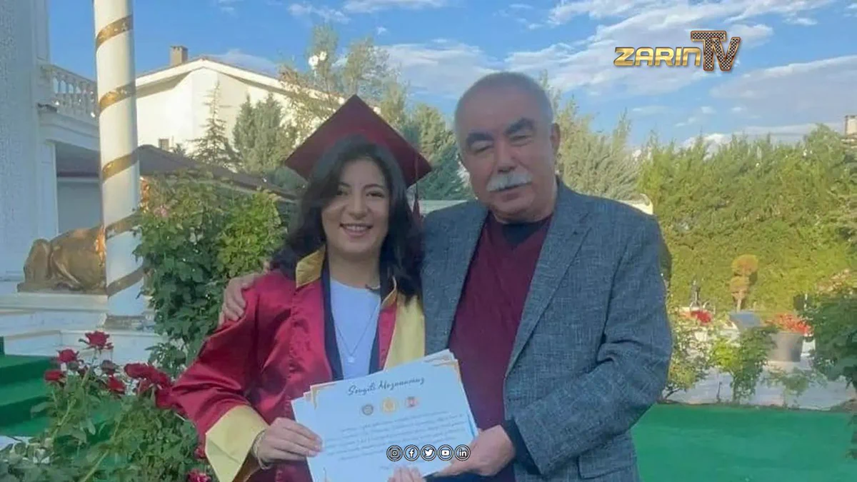 زلیخا دوستم، دختر مارشال، از رشته پزشکی فارغ شد