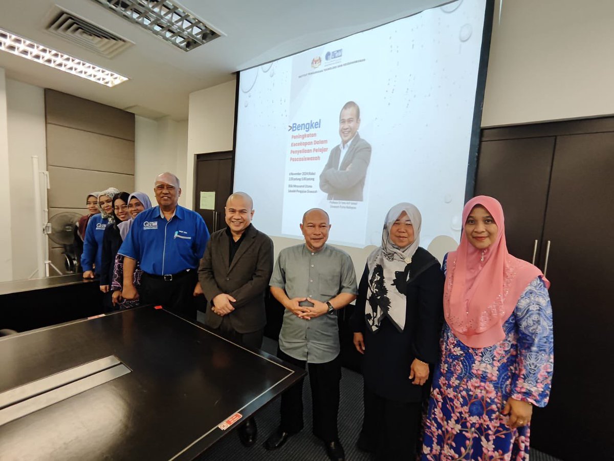IPTK_UTeM's tweet photo. 06 November 2024 - Sekitar Bengkel Peningkatan Kecekapan dalam Penyeliaan Pelajar Pascasiswazah bagi Staf IPTK oleh Prof. Dr. Ismi Arif Ismail dari UPM.. https://t.co/BylzSCAKEK