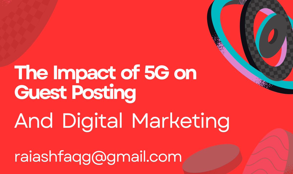 Ashfaqahmad6964's tweet image. Unlock the Future with 5G Guest Posting  
Discover how 5G revolutionizes connectivity, boosting your content’s reach like never before! Leverage 5G-powered guest posts to drive massive traffic, enhance engagement, and stay ahead in the digital race. The 5G era is here—