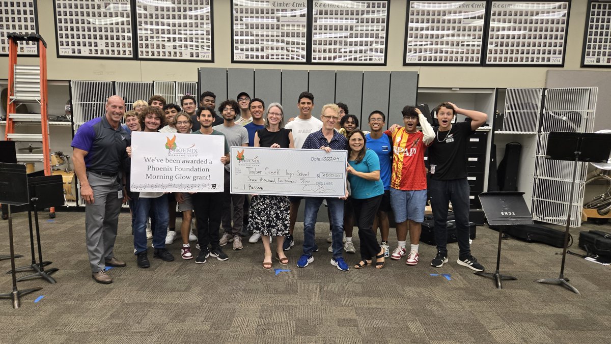 Fdn4OCPS's tweet photo. Huge thank you to the Phoenix Foundation of Central Florida for funding these Teacher Impact Grants! Congratulations to all of the teachers who won! 🎉
@OCPSnews #fdn4ocps #PhoenixFoundation #ocpsarts #ocps https://t.co/cYGKnzCfrG