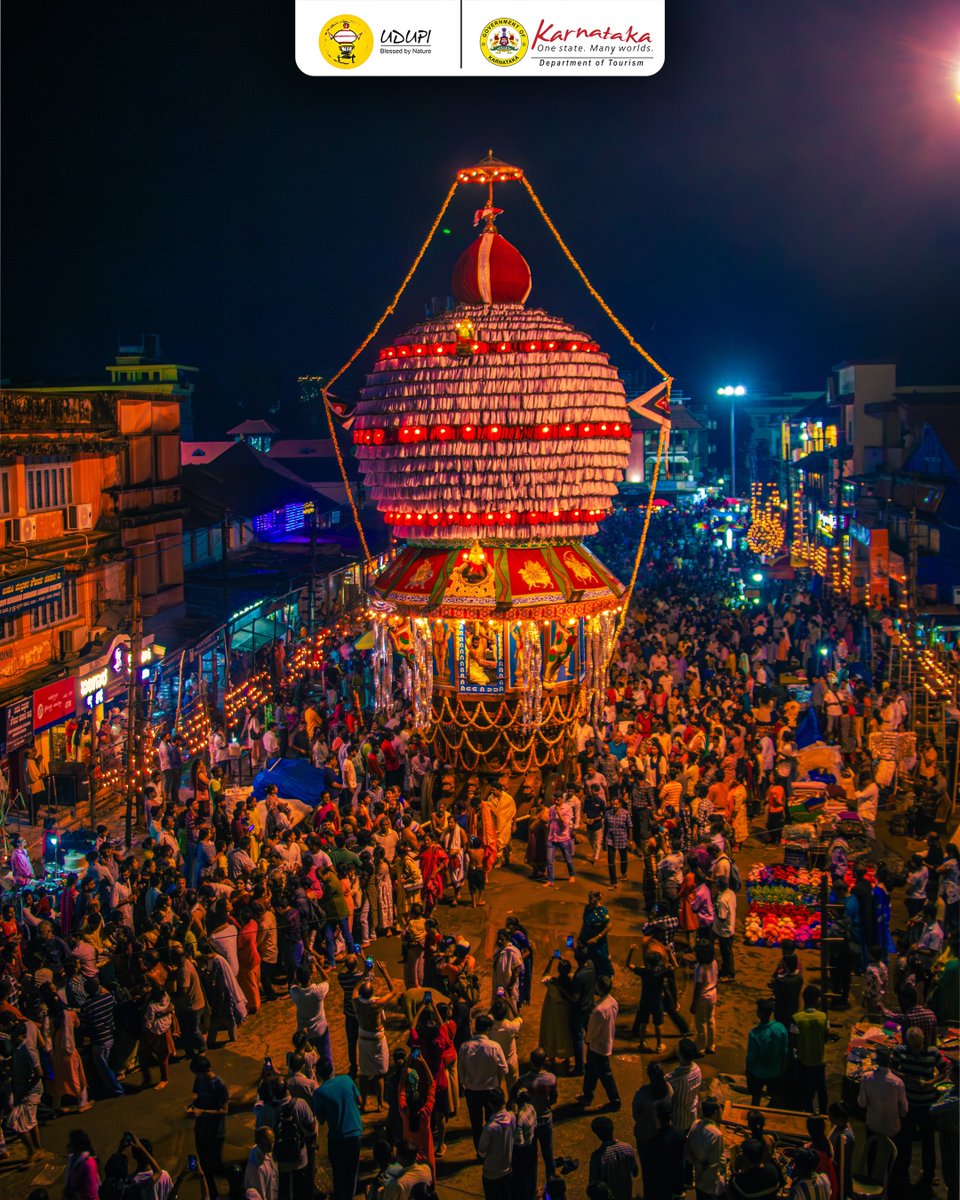 tourism_udupi's tweet photo. Sri Krishna Mutt Udupi 🙏
Deepostsava - 2024
#krishna #krishnamata #udupi #udupitourism #temple #tulunadu #temple #trending #photooftheday #dronephotography #deepostav #karnataka #karnatakatourism https://t.co/vY6pRjOLOA