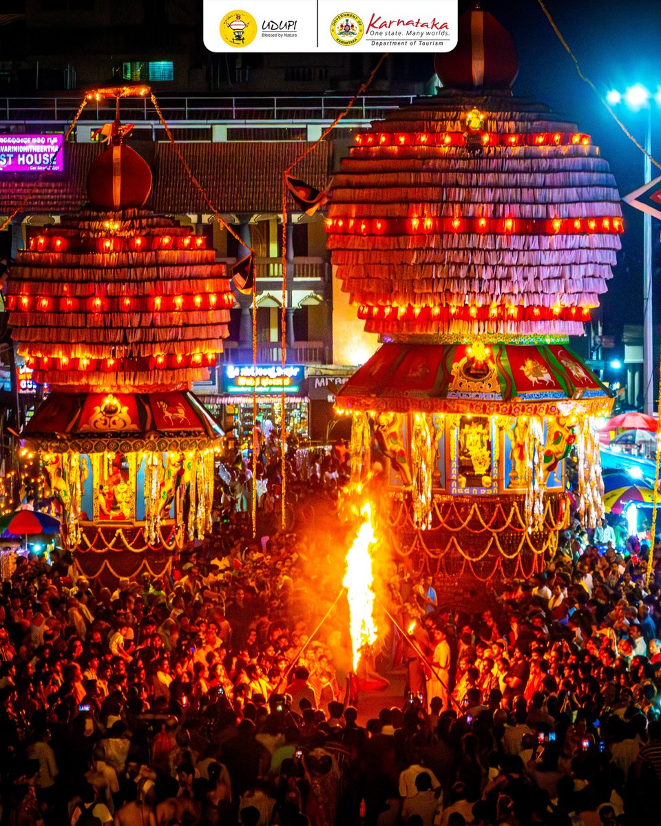 tourism_udupi's tweet photo. Sri Krishna Mutt Udupi 🙏
Deepostsava - 2024
#krishna #krishnamata #udupi #udupitourism #temple #tulunadu #temple #trending #photooftheday #dronephotography #deepostav #karnataka #karnatakatourism https://t.co/g2B5CpuusT