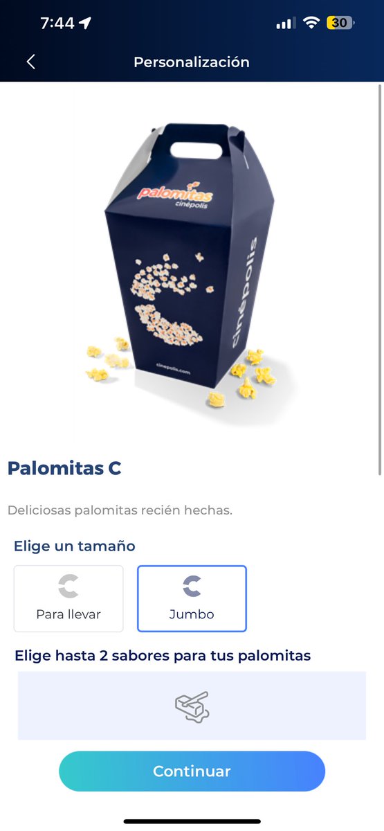 Aranda7V's tweet photo. @Profeco apoco se puede vender sin decir que gramaje estás VENDIENDO…. Y lo ofrecen en su APP, página web y tienda física…. Es bello comprar con los ojos cerrados, cual tendrá más palomitas que el otro, apostemos: jumbo o para llevar? https://t.co/arB7PypuCy