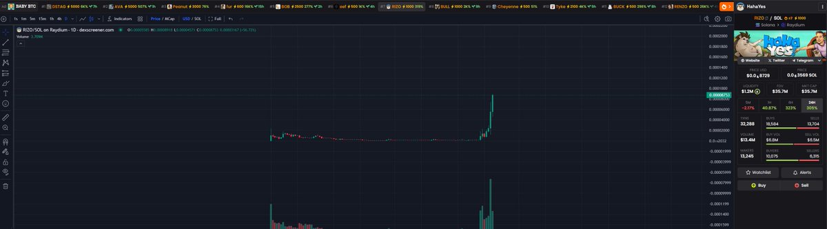 The__Solstice's tweet photo. A bull case for $RIZO:

-Team has been building for months, not an overnight hype grab
-Elon is in love with this hedgehog, embedded it all over his tesla branding, even got his own hedgehog because of it
-420B supply, stands out in a time where unit bias discussion is big
-They onboarded tesla executives to bring the narrative to life, it can be seen as Tesla's unofficial official coin

With elon being obsessed with memes and pushing $DOGE hard this cycle, makes a lot of sense for this to go all the way