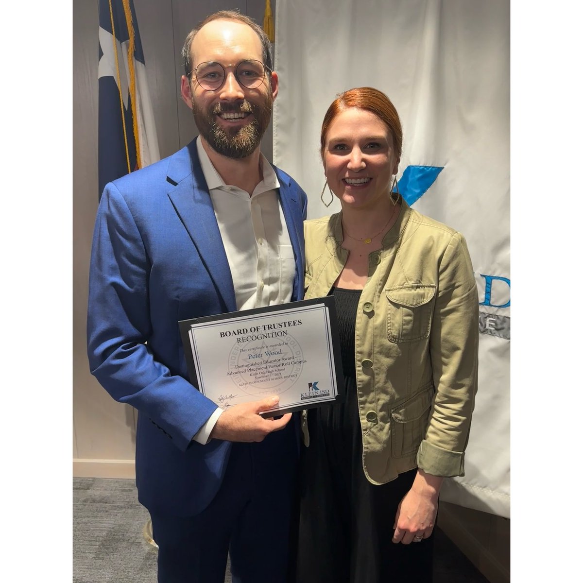 CoachWoodKO's tweet image. @KleinOak was recognized as the first ever school in Klein ISD to receive AP Honor Roll from College Board.  Very appreciative to be apart of such an amazing accomplishment!!#advancedacademics #strongpublicschools