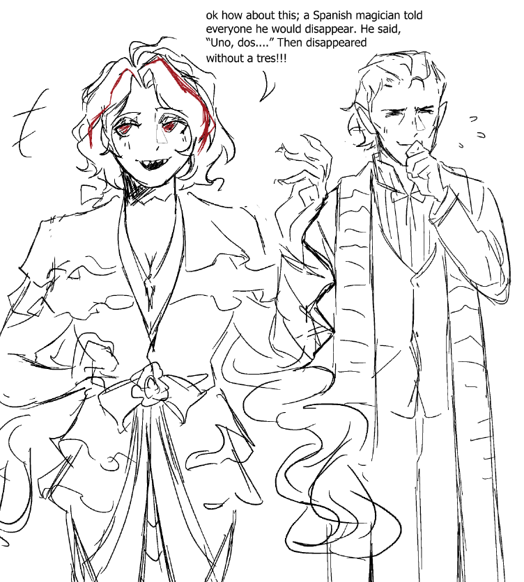 Saw this and had to draw Curiambro smiling because he needs to do that more