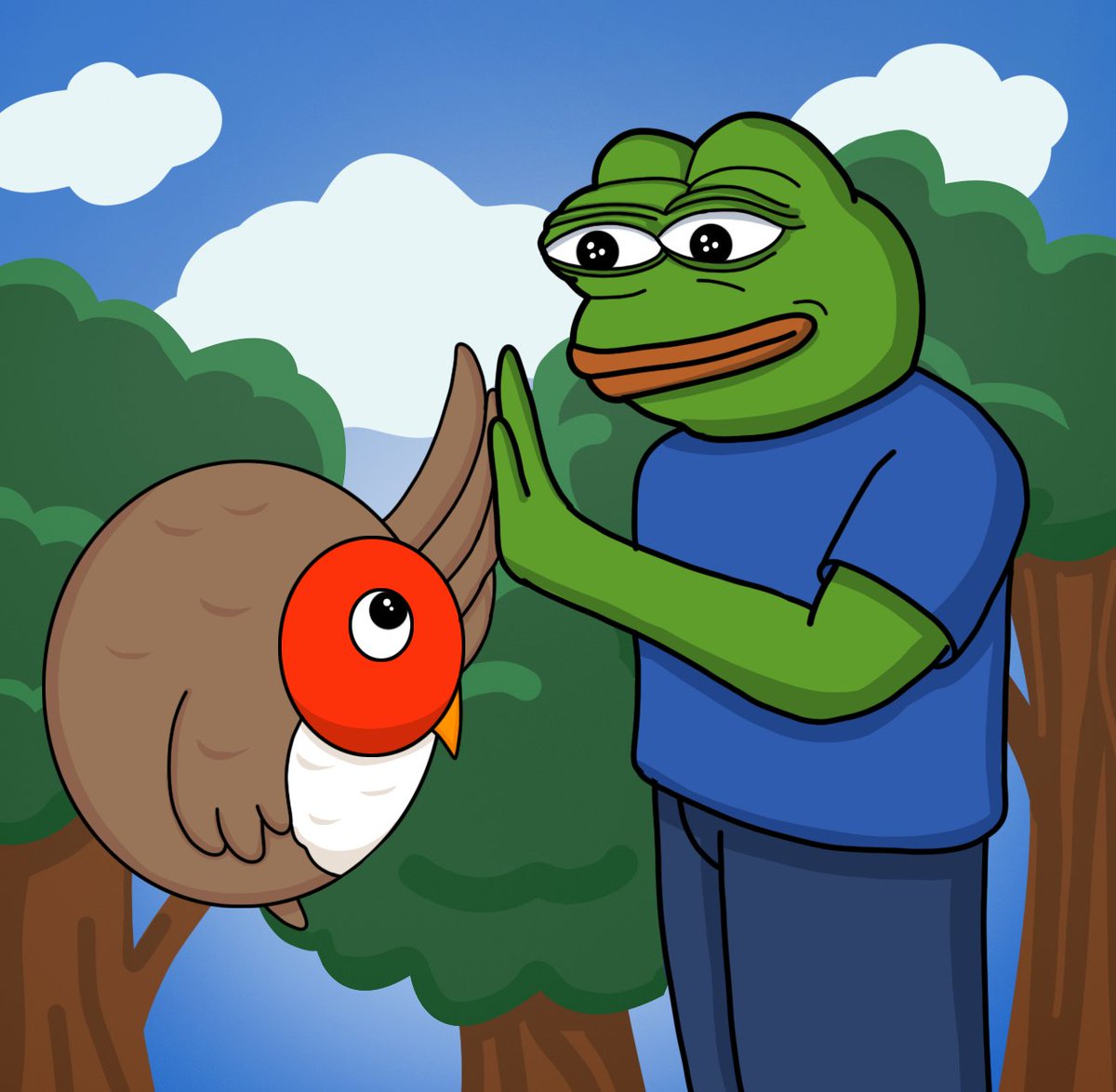 hootcoinsolana's tweet photo. Props to Pepe for hitting 10b, let meme mania reign supreme again this week https://t.co/d6s1Bd34mn