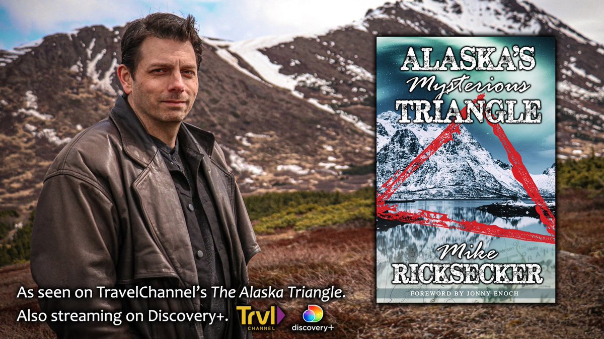 MikeRicksecker's tweet photo. Totally forgot to mention Travel Channel was running an Alaska Triangle marathon today. They are next Sunday as well. Meanwhile ... Paperback: https://t.co/wiIgr3wEX7
Kindle: https://t.co/3diOnhB0lz
Audiobook: https://t.co/bVL9AgoRFE

#TheAlaskaTriangle #AlaskaTriangle #book https://t.co/RPOB8ZWp0i