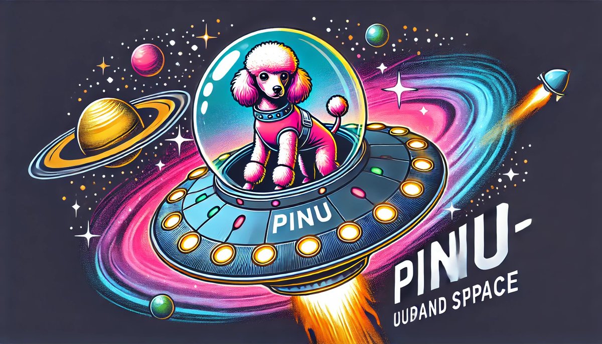jbl015706212's tweet image. 🚀✨ 푸들이 비행 접시에 올라타고 우주를 정복 중! #Pinu 브랜드와 함께 더 큰 세상을 향해 나아갑니다! 🌌🐩 비트코인 대신 선택할 당신의 미래, 파이이누! 함께 우주로 가실 분? #PiINUGalaxy #PinuSpaceOdyssey