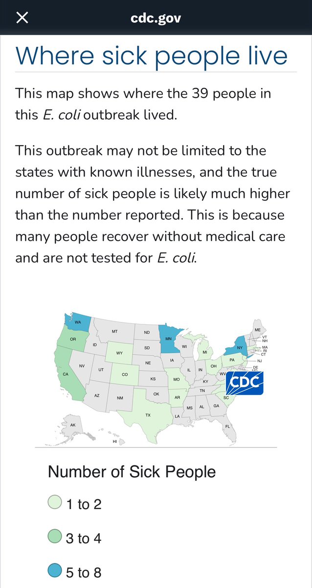 Not sure why cdc plopped their logo directly on the mid atlantic. Check your carrots  🥕