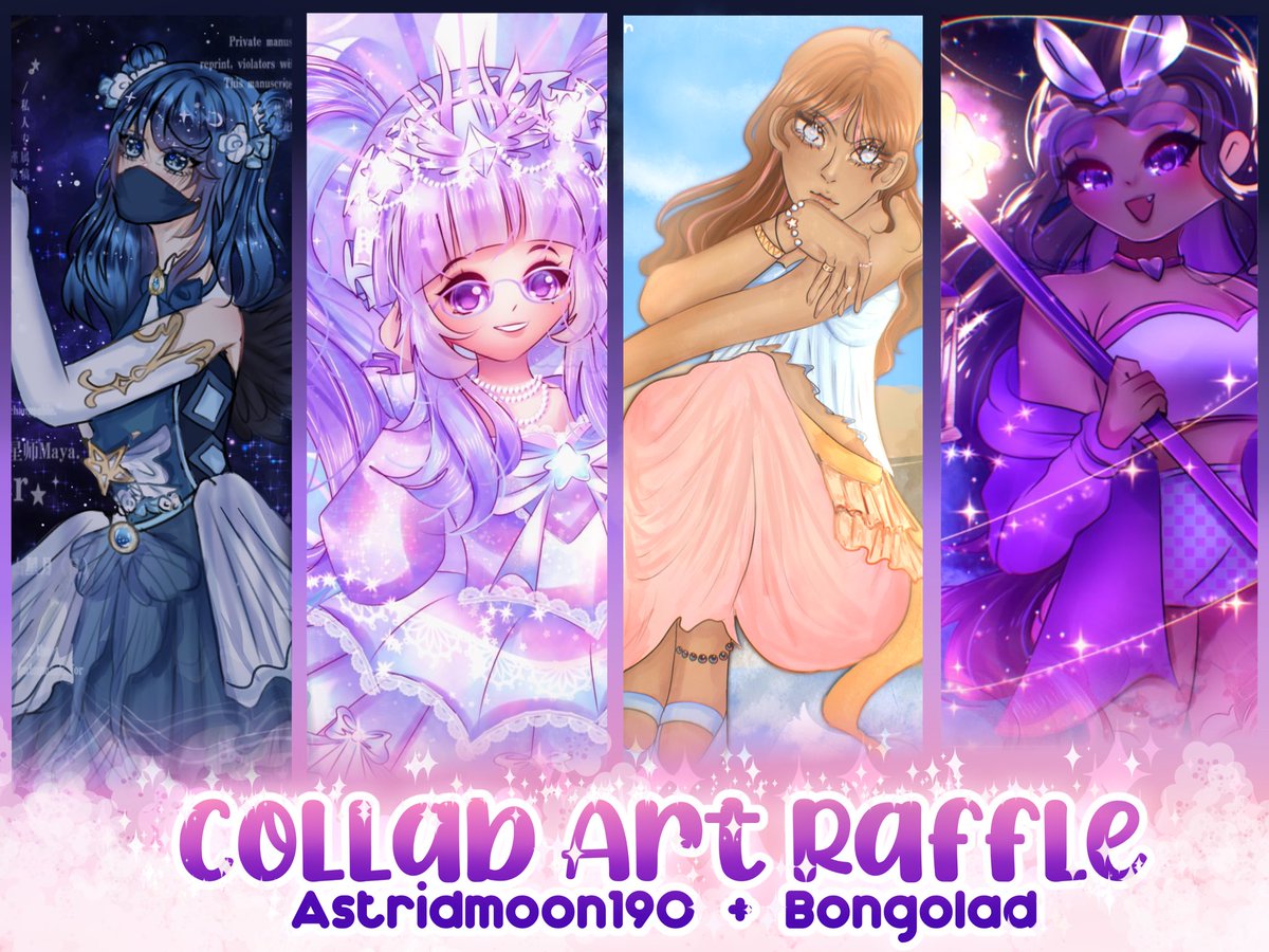 ‧︵‿₊୨`Art Raffle`୧₊‿‧˚₊
I’m collabing with @_AstridMoon for an art raffle! The prize is a full-body illustration from me or Astrid! :3333

˚‧✧ Rules •.° ✧
- repost &amp; follow both of us!
- reply with your ref!